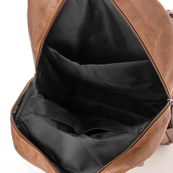 ダークブラウン レザー バックパック バックパック/リュック（ブラウン/茶色系・レザー・本革