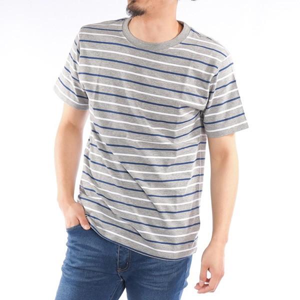 Tシャツ メンズ 半袖 おしゃれ アメカジ ボーダー 綿100 コットン クルーネック トップス Sb S メンズファッション Styleblockmen 通販 Yahoo ショッピング