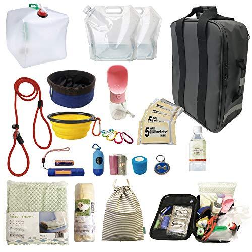 ペット用防災セット 25点セット オリジナル4wayバッグ 防災セット 防災グッズ 災害対策 災害用 避難用 防水仕様 緊急外出 もしもの備え 犬 S 0803 Style Color Store 通販 Yahoo ショッピング