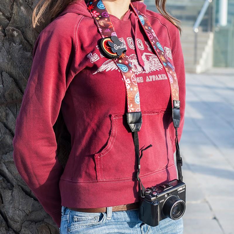 Smile スマイル カメラストラップ ストラップ カメラ女子 カメラ おしゃれ かわいい 女子 一眼レフ ミラーレス Camera Strap Hungup Sml すたいるカンパニー便利グッズ専門 通販 Yahoo ショッピング