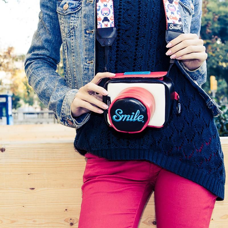 Smile スマイル カメラケース カバー ケース カメラ 女子 おしゃれ かわいい ソフトケース ソフトカバー 保護 Reflex Camera Case Sml すたいるカンパニー便利グッズ専門 通販 Yahoo ショッピング