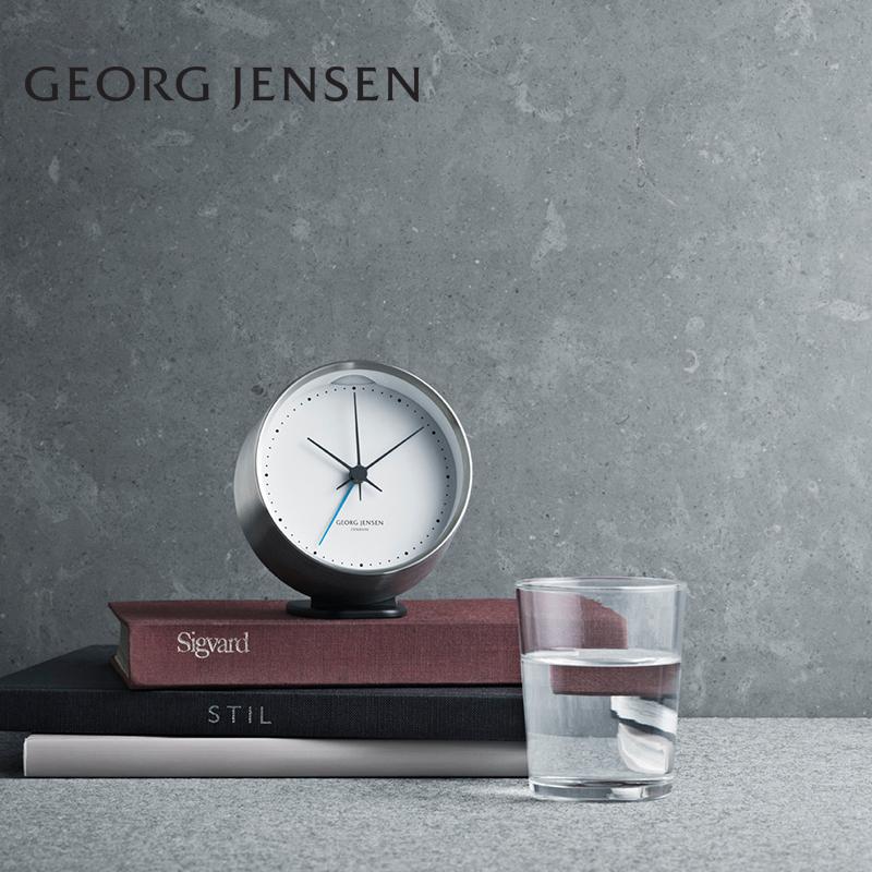 シンプル様  ジョージジェンセン HKアラームクロック Georg Jensen ジョージジェンセン 置時計 HK アラームクロック