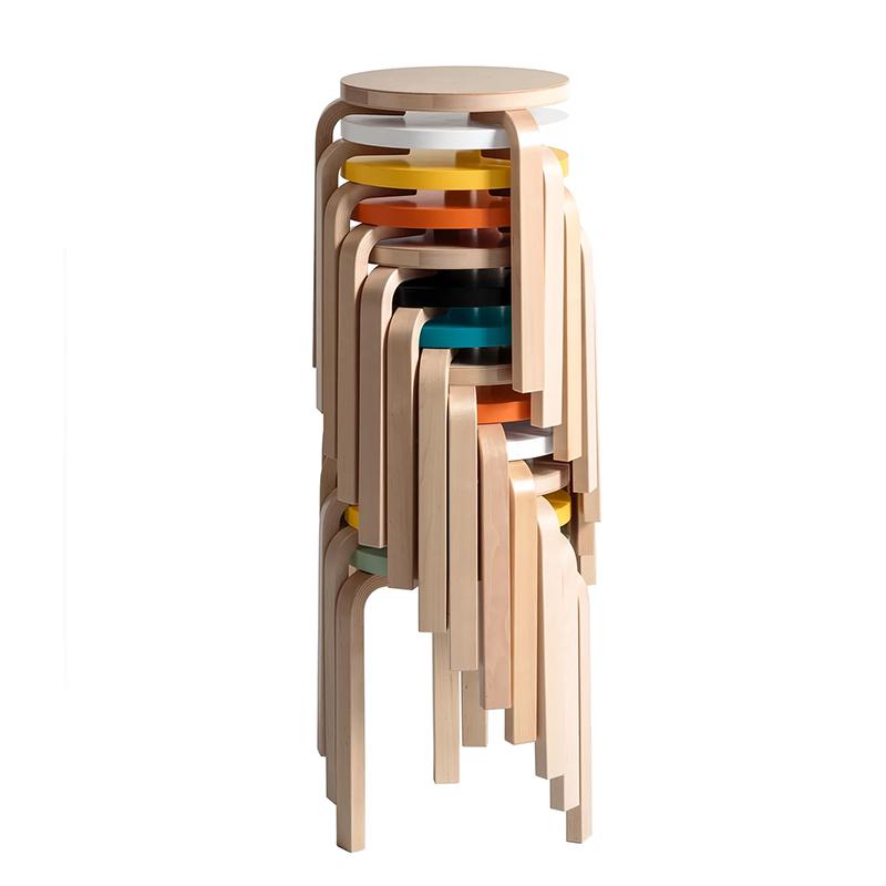 artek（アルテック） スツール60 artek ブラック リノリウム バーチ材