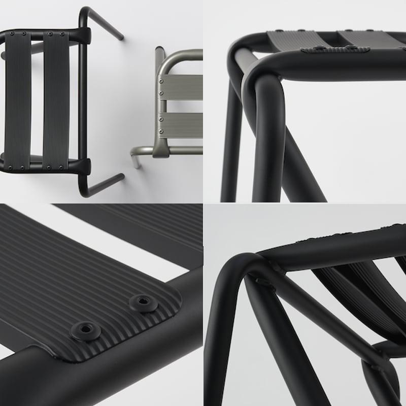 スツール おしゃれ デュエンデ DUENDE BENT HIGH STOOL U0321 ベント ハイスツール 椅子 腰掛け チェア シンプル スタッキング スチール ハイチェア カウンター_6