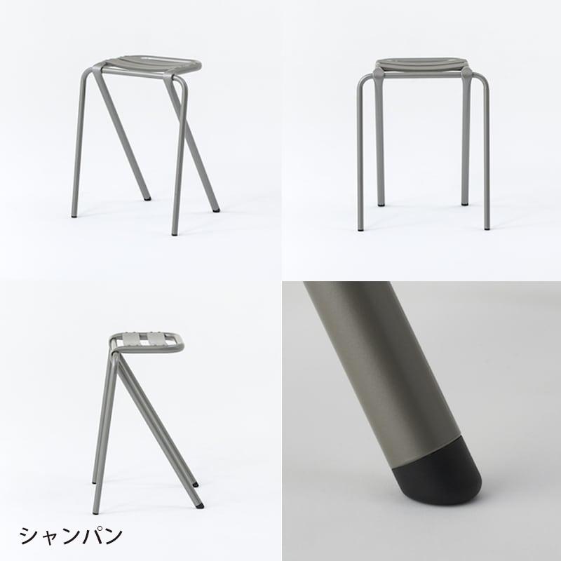 スツール おしゃれ デュエンデ DUENDE BENT HIGH STOOL U0321 ベント ハイスツール 椅子 腰掛け チェア シンプル スタッキング スチール ハイチェア カウンター_7