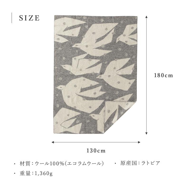 KLIPPAN（クリッパン） ブランケット 北欧 おしゃれ 130×180cm KLIPPAN