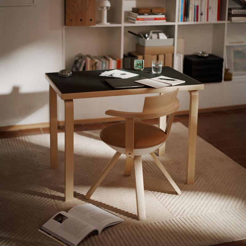 artek（アルテック） 80B テーブル（100×60cm） 天板仕上げ：ブラック