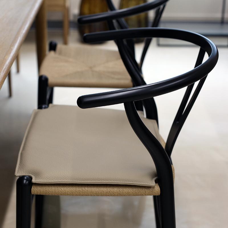 別注】yチェア カールハンセン&サン ワイチェア CH24 シート 別注】yチェア カールハンセン&サン ワイチェア CH24 シート