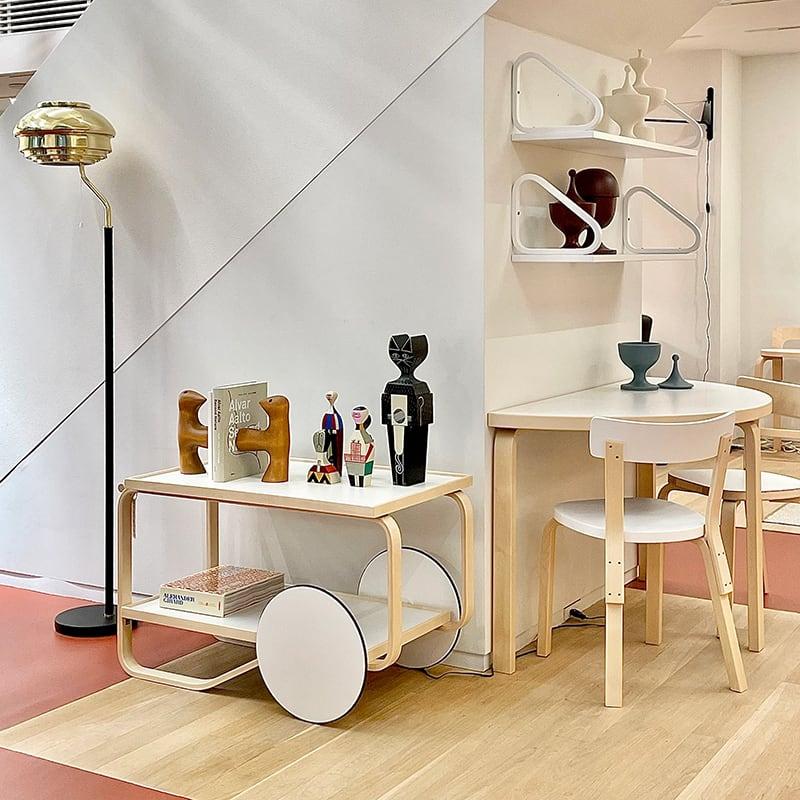 artek（アルテック） 95 半円テーブル 直径120cm 奥行60cm 天板仕上げ