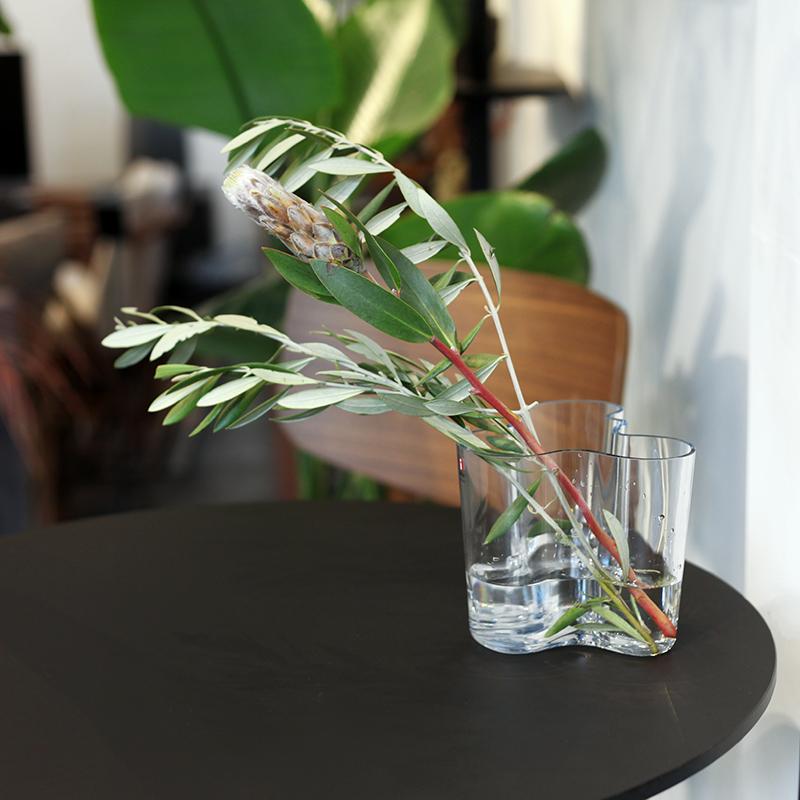 フラワーベース 花瓶 iittala イッタラ アルヴァ アアルト コレクション ベース 120mm（クリア）Alvar Aalto  Collection Vase clear イッタラ