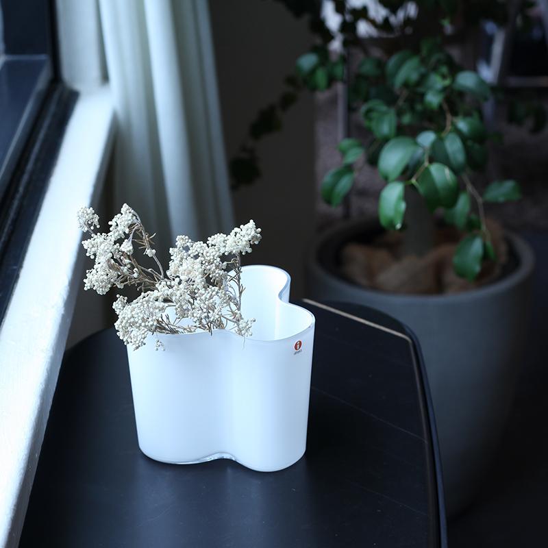 【新品】 aalto collection ホワイト/120mm アルヴァ・アアルトコレクション ベース 120mm ホワイトiittala