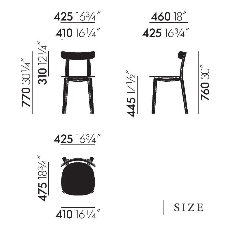vitra ヴィトラ  APC All Plastic Chair オールプラスティックチェア Jasper Morrison ジャスパー・モリソン 全6色 名作 椅子 家具 北欧 北欧家具 | vitra. | 19