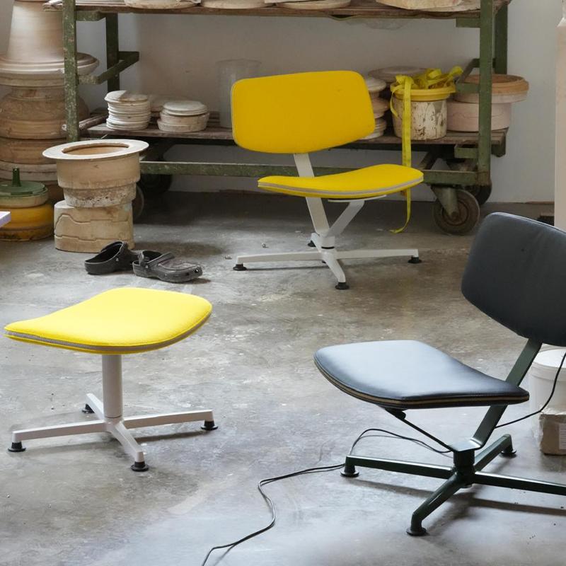 raawii ARBA Lounge Chair Kvadrat RE-WOOL ラーウィー アルバ ラウンジチェア + オットマン エルワン・ブルレック【light grey / light grey shell】 |  | 13
