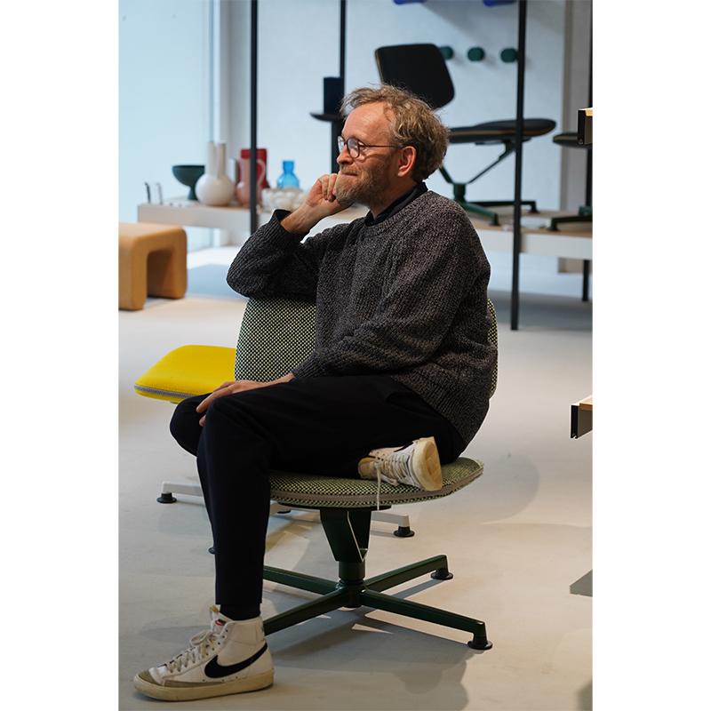 raawii ARBA Lounge Chair Kvadrat RE-WOOL ラーウィー アルバ ラウンジチェア + オットマン エルワン・ブルレック【light grey / light grey shell】 |  | 18