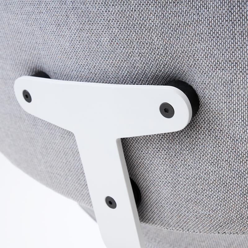 raawii ARBA Lounge Chair Kvadrat RE-WOOL ラーウィー アルバ ラウンジチェア + オットマン エルワン・ブルレック【light grey / light grey shell】 |  | 07
