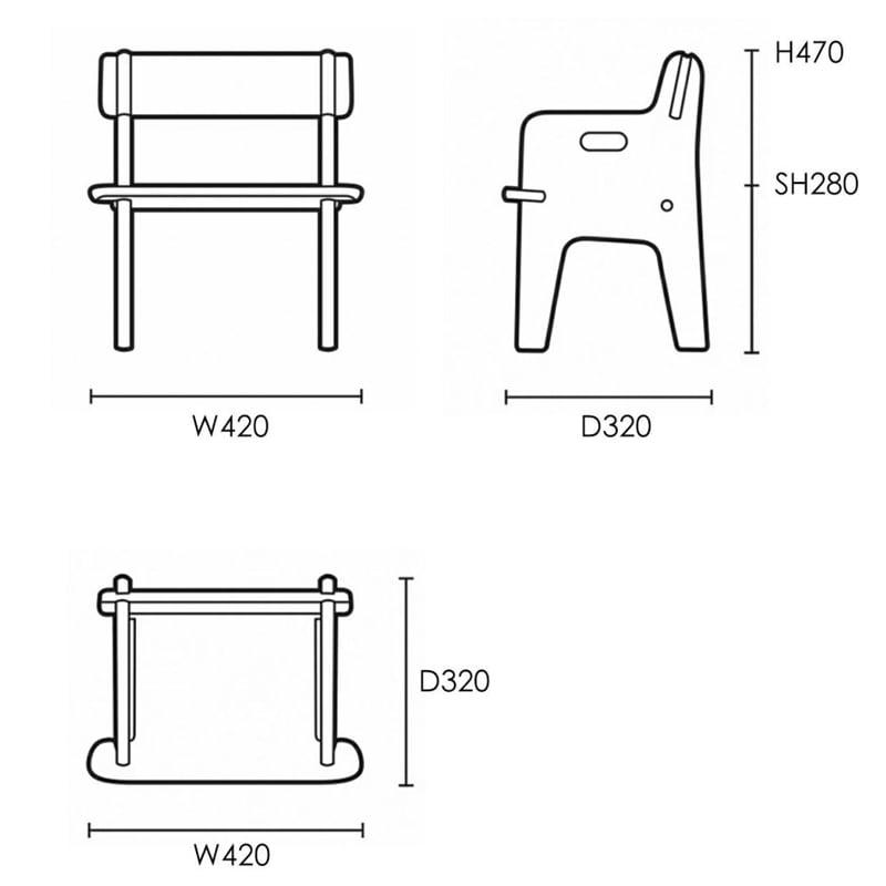 子供椅子 CH410 PETER'S CHAIR ピーターズチェア ビーチ材・無塗装 キッズ用チェア 子供用イス 子供椅子 デザイン ハンス J. ウェグナー【正規取扱販売店】_8