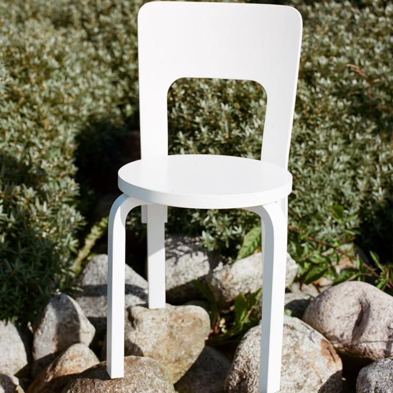 artek（アルテック） チェア66 artek バーチ材 ホワイトラッカー