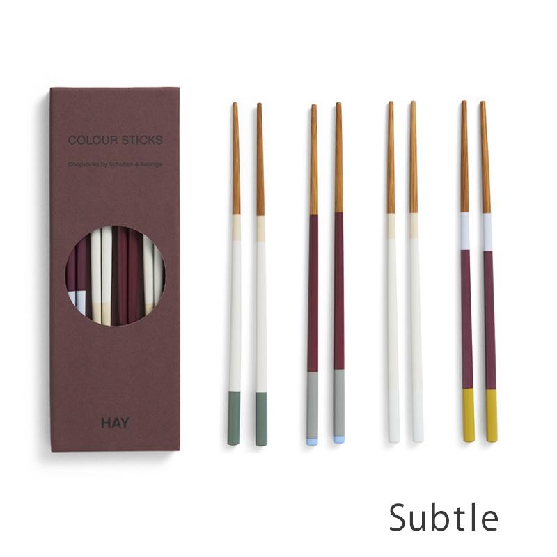 HAY（ヘイ） 【正規販売店】ヘイ 箸 4膳セット COLOUR STICKS SET OF 4