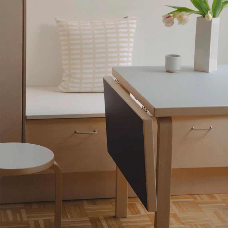 artek（アルテック） DL81C ドロップリーフテーブ 天板仕上げ：クレイ
