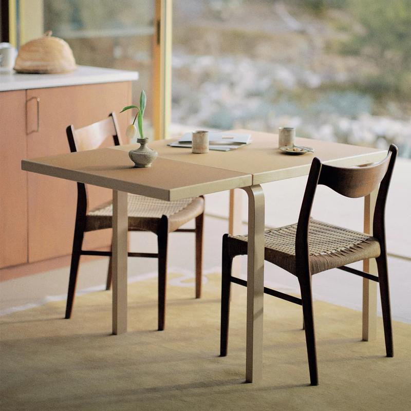 artek（アルテック） DL81C ドロップリーフテーブ 天板仕上げ：クレイ