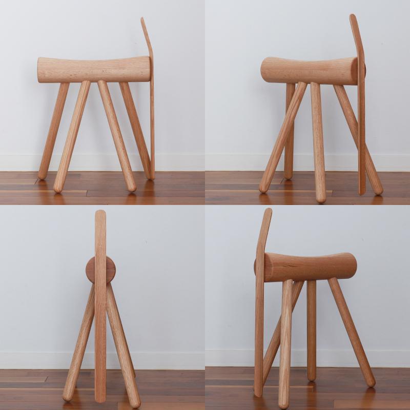 DENTO ES stool & Shoehone【HIGH】スツール 靴べら付きスツール  ウォールナット チェリー オーク チェア 椅子 イス スツール くつべら 新築祝い 新居祝い |  | 13