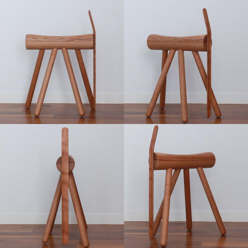 DENTO ES stool & Shoehone スツール 靴べら付きスツール