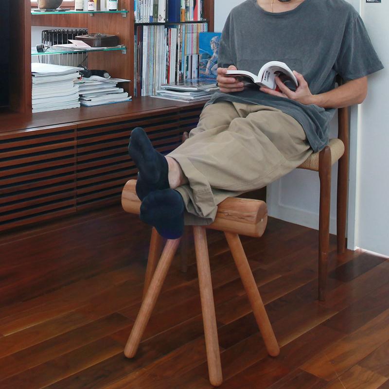 DENTO ES stool & Shoehone スツール 靴べら付きスツール