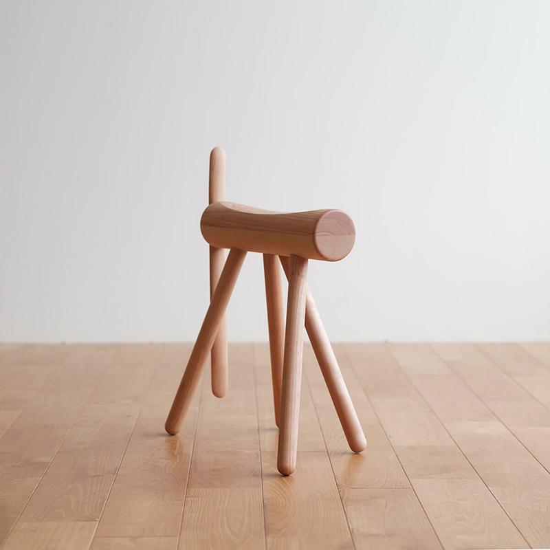 DENTO ES stool & Shoehone スツール 靴べら付きスツール