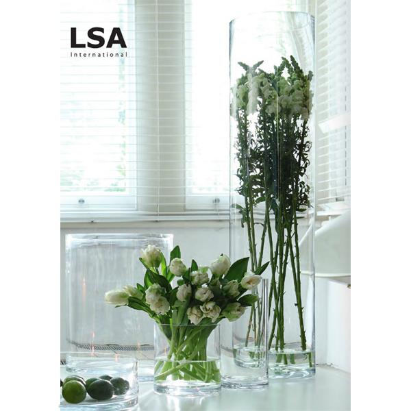 正規取扱販売店】LSA / COLUMN VASE CLEAR LCO29（φ30×H40cm）フラワー