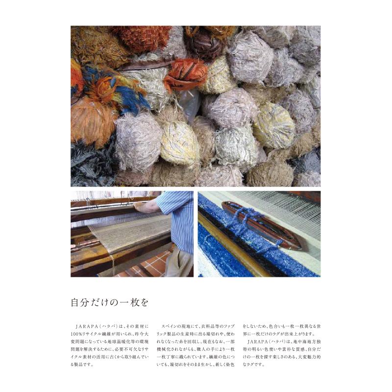 JARAPA RUGS MULTI 140×200cm リアルスタイル リサイクル ハラパラグ リバーシブルラグ ウォッシャブル 洗える | Jarapa | 06