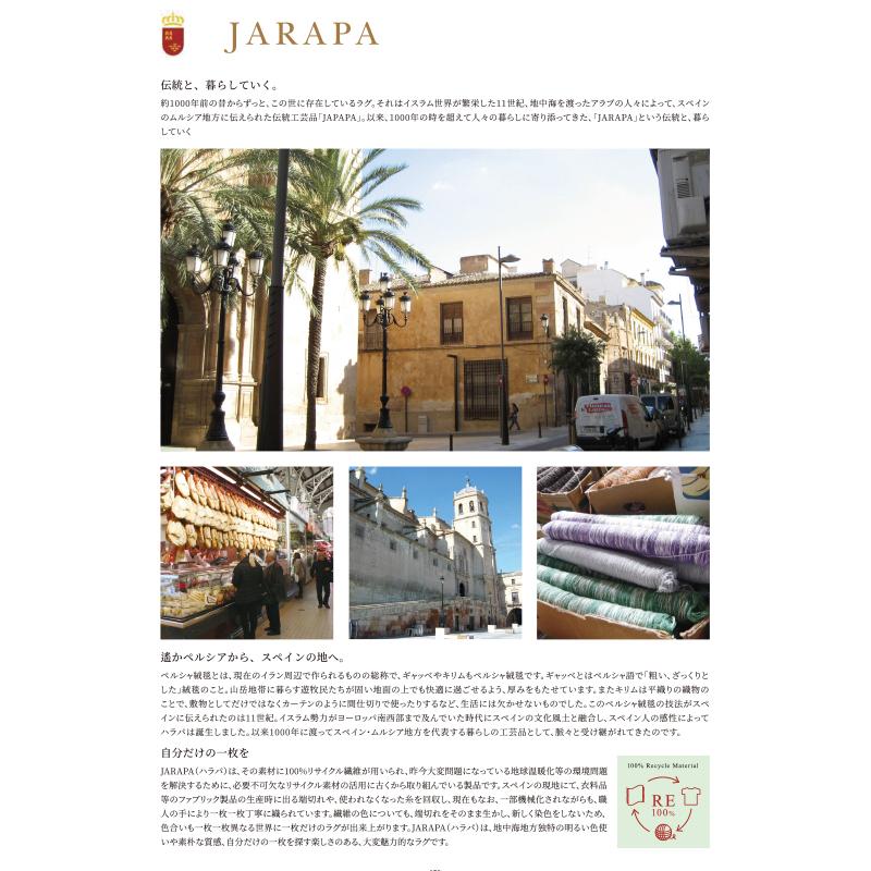 JARAPA RUGS MULTI 140×200cm リアルスタイル リサイクル ハラパラグ リバーシブルラグ ウォッシャブル 洗える | Jarapa | 08