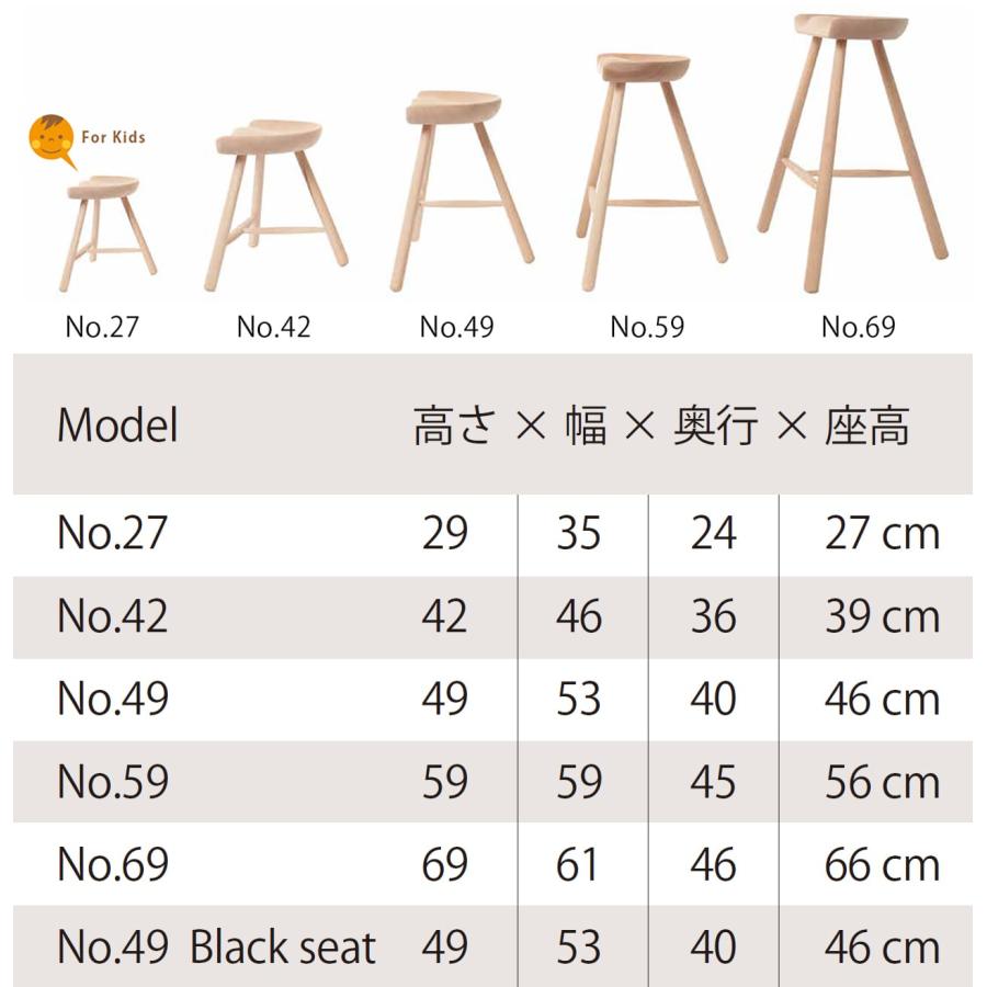 シューメーカーチェア 北欧 スツール Werner No.49 イロコ材 オイル仕上 SHOEMAKER CHAIR shoemaker chair シューメーカー おしゃれ かわいい 正規取扱販売店 | Werner | 01