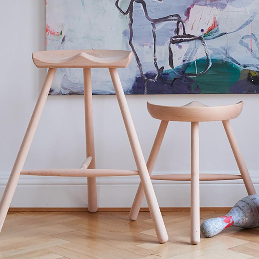 Werner シューメーカーチェア 北欧 スツール No.49 イロコ材 オイル