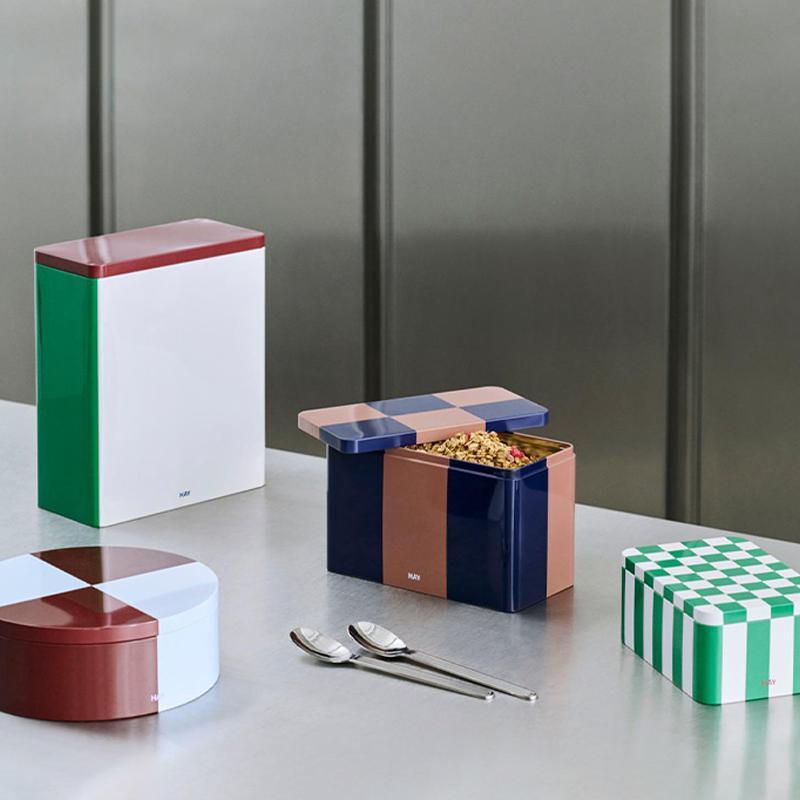 HAY（ヘイ） TIN CONTAINER SMALL 2025AW 収納缶 ブリキ缶 蓋付き