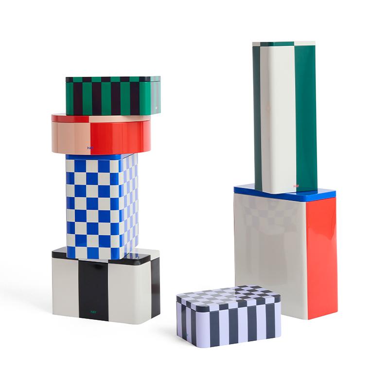 HAY（ヘイ） TIN CONTAINER X-LARGE 収納缶 ブリキ缶 蓋付き : STYLE