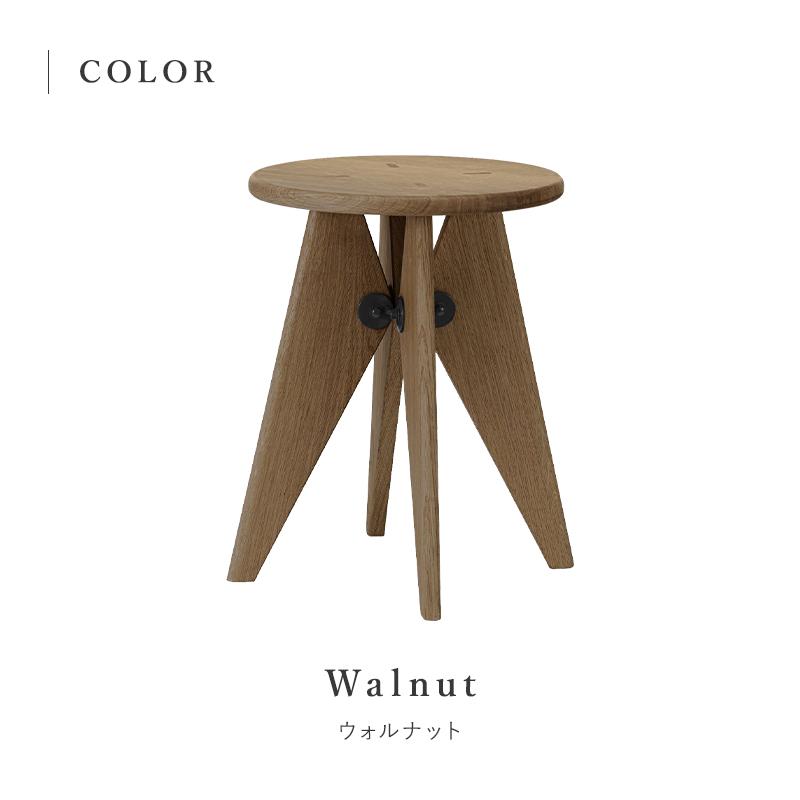 vitra.（ヴィトラ） vitra Tabouret Bois タブレ ボワ ウォルナット