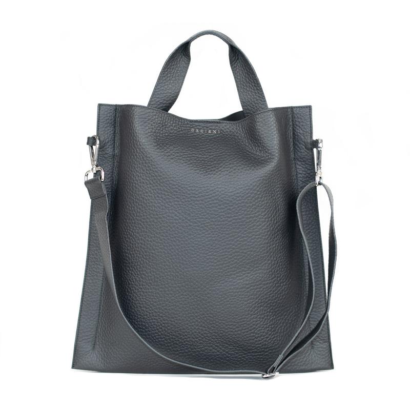 特別セーフ ブラック シュリンクカーフレザー 2way レザー イタリア ショルダー バッグ メンズ バッグ Meorboston Org