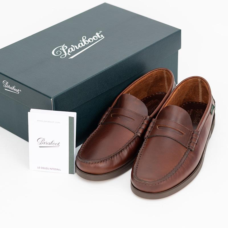 Paraboot（パラブーツ） CORAUX/MARINESOLE MARRON コインローファー