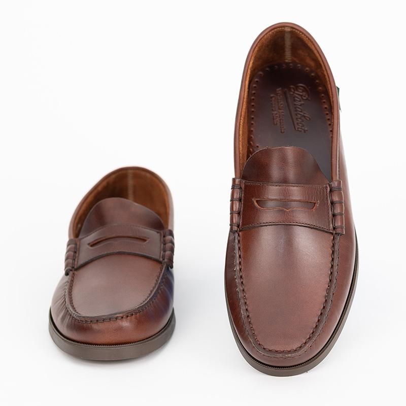 Paraboot（パラブーツ） CORAUX/MARINESOLE MARRON コインローファー