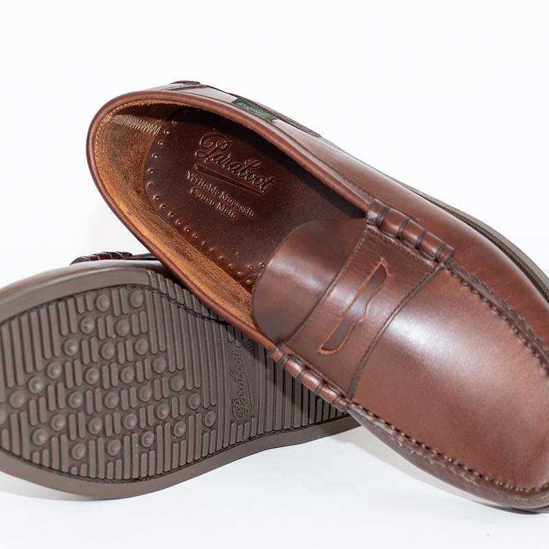 Paraboot（パラブーツ） CORAUX/MARINESOLE MARRON コインローファー