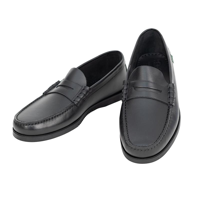 Paraboot（パラブーツ） CORAUX/MARINESOLE BLACK コインローファー