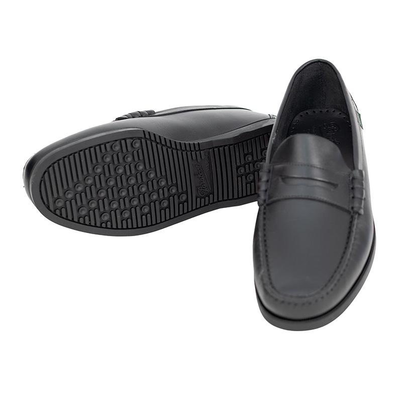 Paraboot（パラブーツ） CORAUX/MARINESOLE BLACK コインローファー