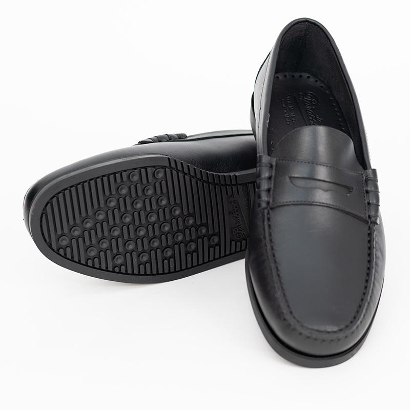Paraboot（パラブーツ） CORAUX/MARINESOLE BLACK コインローファー