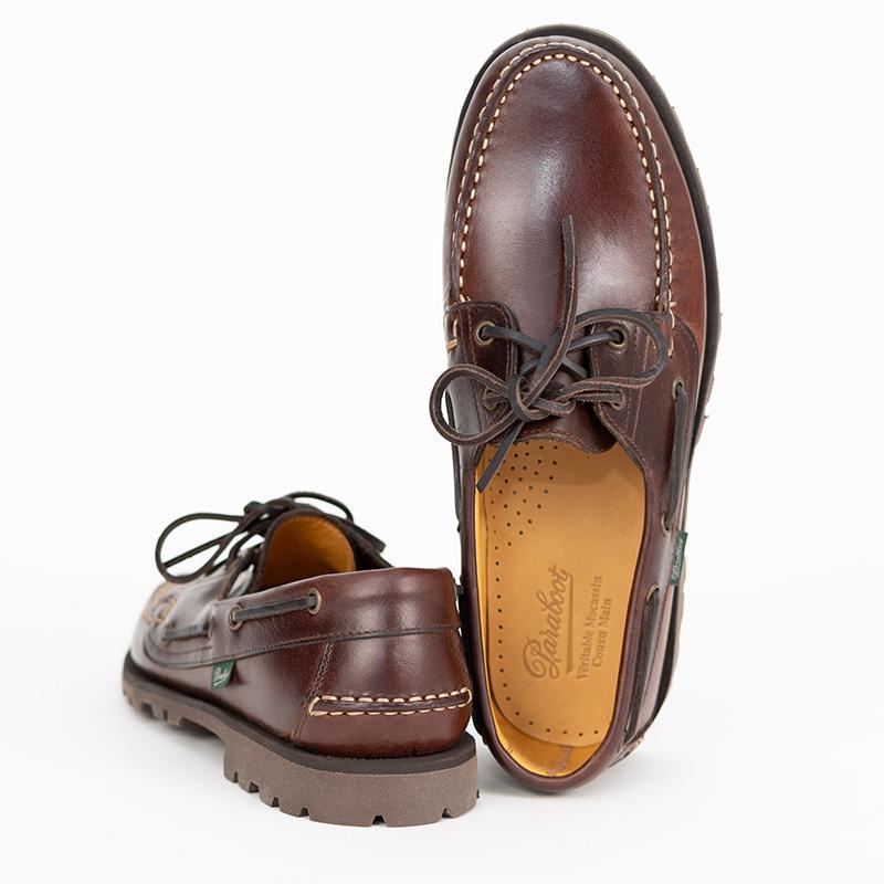 美品Paraboot MALO RAID デッキシューズ ブラウン UK8 Paraboot（パラブーツ） 【再入荷】Paraboot/パラブーツ MALO/RAID