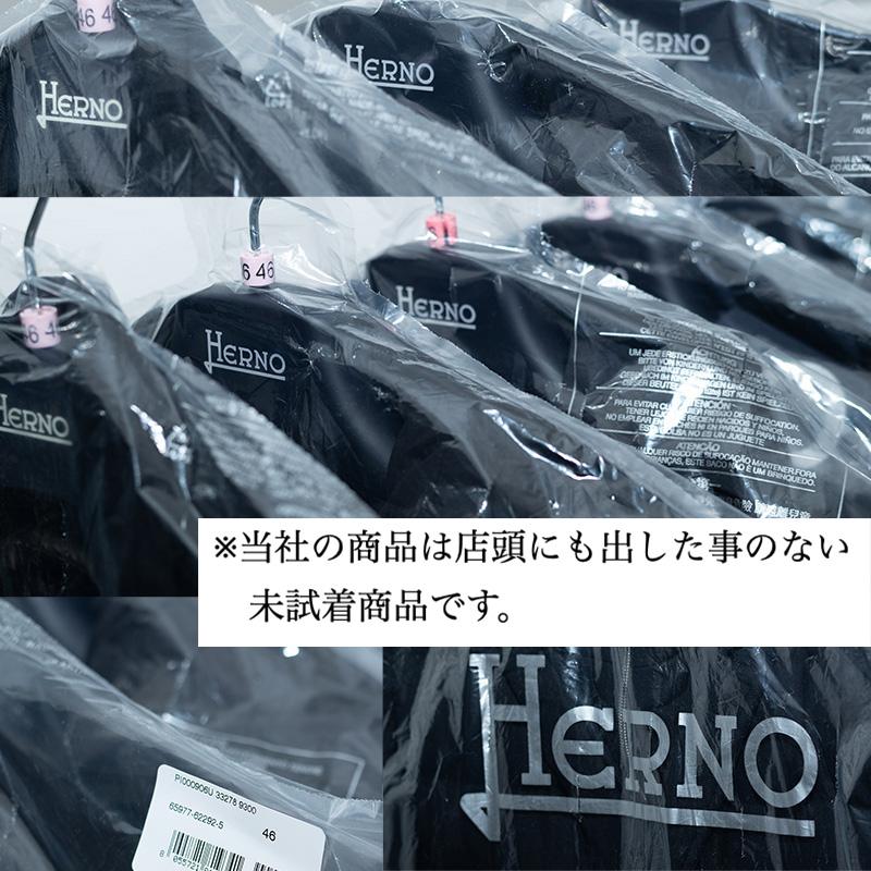 HERNO/ヘルノ  L'ESKIMO 超軽量 ブラック フーデット ダウンジャケットの画像