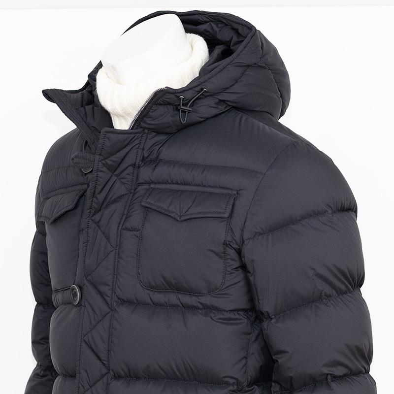 HERNO HERNO/ヘルノ L'ESKIMO 超軽量 ブラック フーデット HERNO HERNO/ヘルノ L'ESKIMO 超軽量 ブラック フーデット