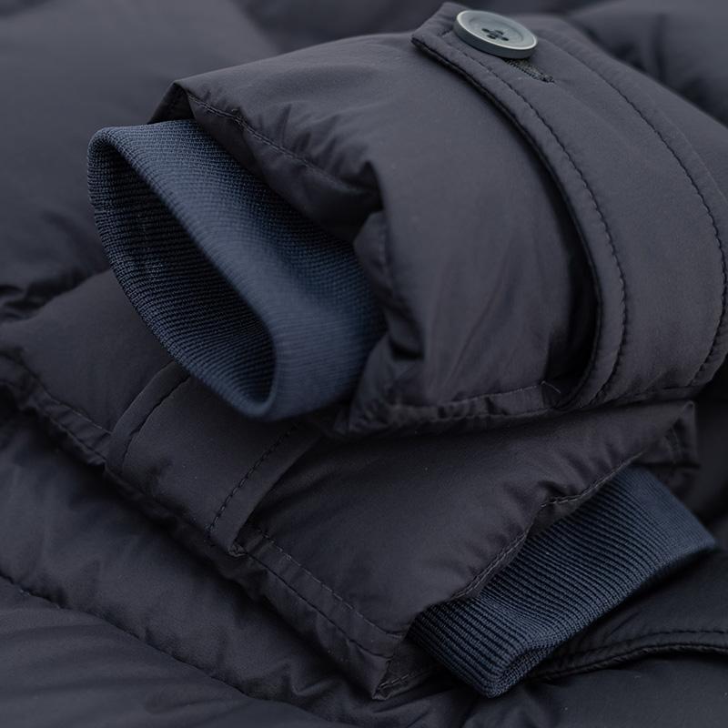 Herno ダウンジャケット ネイビー 40 HERNO HERNO/ヘルノ L'ESKIMO 超軽量 ネイビー フーデット