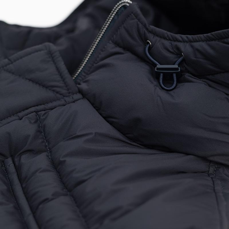 【現行/極美品】ヘルノ ライト ダウンジャケット ネイビー Lサイズ HERNO HERNO/ヘルノ L'ESKIMO 超軽量 ネイビー フーデット
