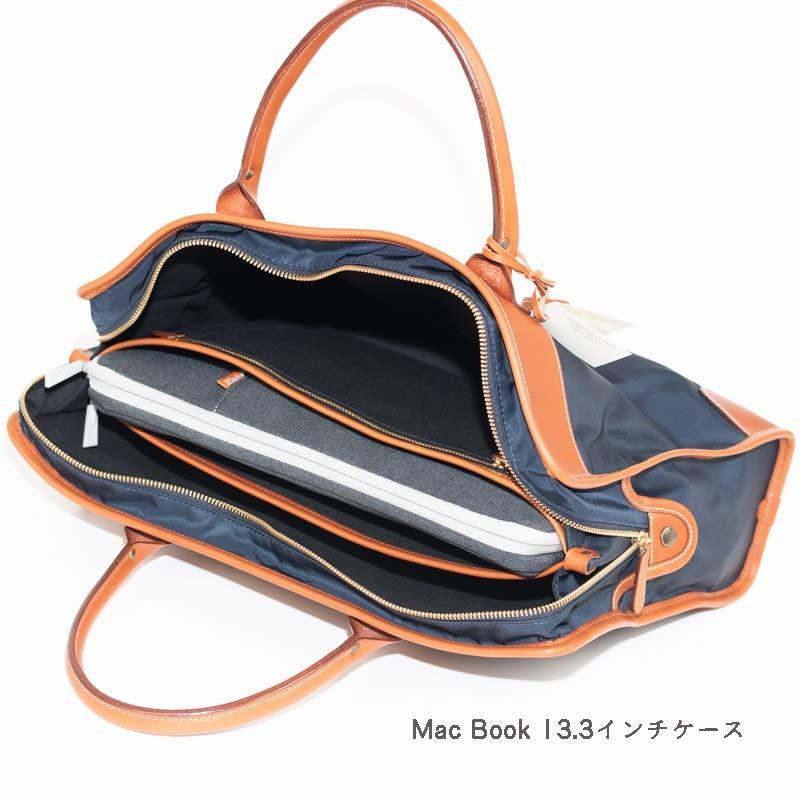Felisi「フェリージ」イタリー製【1239-bl】ネイビーブルー ナイロン×レザー ブリーフケースの画像