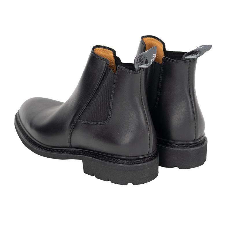 PARABOOT/パラブーツ CHAMFORT/GALAXY NOIRE-LIS NOIRサイドゴアブーツの画像